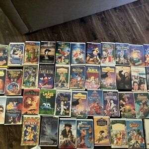📼 Vintage Disney VHS Collection – 44 Classic Titles!